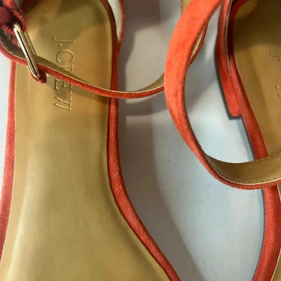 J. Crew Maya  Suede Sandals sz 7.5 m - Picture 2 of 6